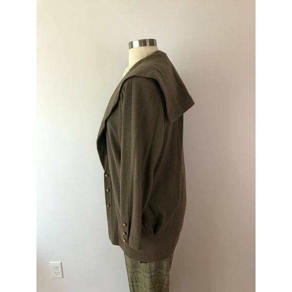 80s Peggy Jennings Couture Designer Soft Blazer Size Lagenlook - Picture 5 of 8